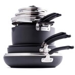 Levels Stackable Ceramic Nonstick Cookware Set // 11 Pieces + Bonus Pan Protectors