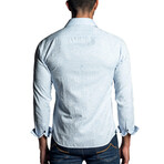 Matt Men's Long Sleeve Shirt // Light Blue (S)
