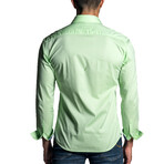 Adam Men's Long Sleeve Shirt // Lime Green (M)