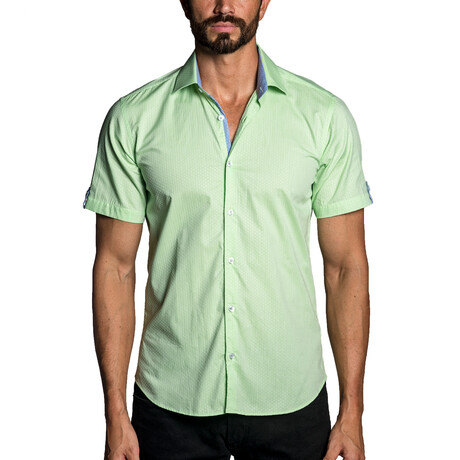 Adonis Men's Short Sleeve Shirt // Lime Green (S)