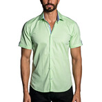 Adonis Men's Short Sleeve Shirt // Lime Green (M)