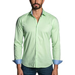 Adam Men's Long Sleeve Shirt // Lime Green (XL)