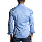 Leroy Men's Long Sleeve Shirt // Blue (M)