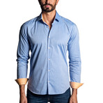 Leroy Men's Long Sleeve Shirt // Blue (2XL)