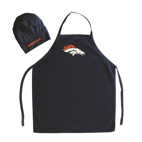 Denver Broncos // Apron & Chef Hat