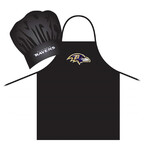 Apron + Chef Hat // Baltimore Ravens