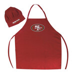 Apron + Chef Hat // San Francisco 49ers