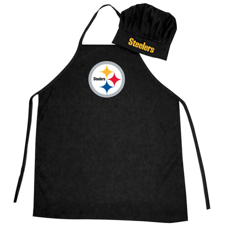 Apron + Chef Hat // Pittsburgh Steelers