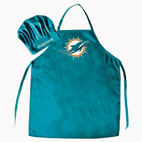 Apron + Chef Hat // Miami Dolphins