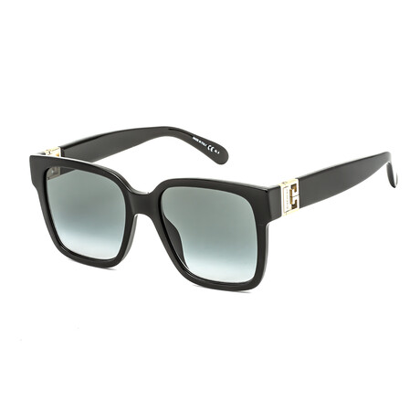 Givenchy Women's Square Oversized Non-Polarized Sunglasses // Black + Gray Gradient