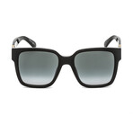 Givenchy Women's Square Oversized Non-Polarized Sunglasses // Black + Gray Gradient