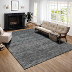 Marston Transitional Striped // Gray (10' x 14' Area Rug)