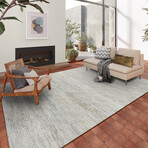 Marston  Transitional Striped // Beige (10' x 14' Area Rug)