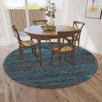 Marston Transitional Striped // Blue (10' x 14' Area Rug)