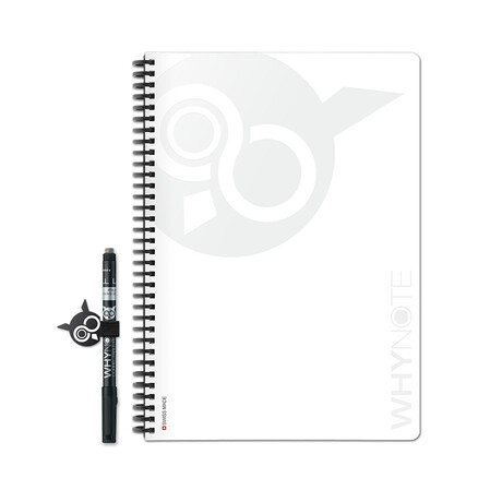 Reusable A4 Notebook // White