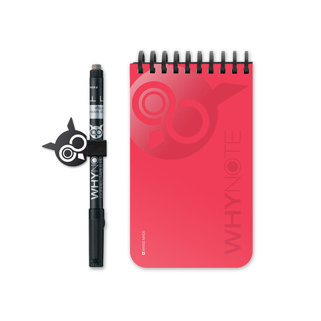 Reusable Pocket Notebook // Red