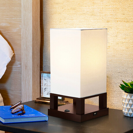 Maxwell LED Table Lamp // Havana Brown