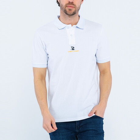 Raymond Short Sleeve Polo Shirt // White (S)