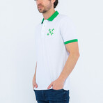 Arjun Short Sleeve Polo Shirt // White (M)