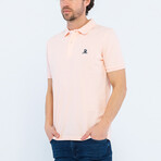 Mickey Short Sleeve Polo Shirt // Pink (M)