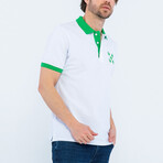 Arjun Short Sleeve Polo Shirt // White (S)