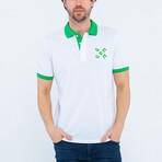 Arjun Short Sleeve Polo Shirt // White (XL)