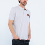 Ray Short Sleeve Polo Shirt // Gray (L)