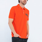 Harrison Short Sleeve Polo Shirt // Red (L)