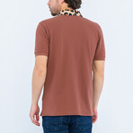Kyran Short Sleeve Polo Shirt // Brown (M)
