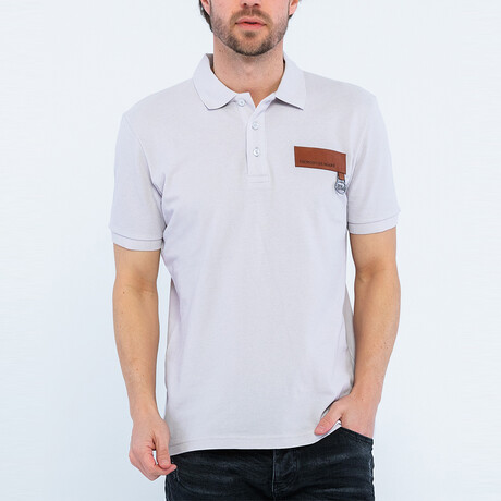 Ray Short Sleeve Polo Shirt // Gray (S)