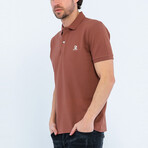 Ronnie Short Sleeve Polo Shirt // Brown (XL)