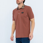 Kyran Short Sleeve Polo Shirt // Brown (2XL)