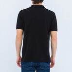 Aiden Short Sleeve Polo Shirt // Black (2XL)