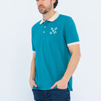 Darren Short Sleeve Polo Shirt // Oil (XL)