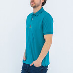 Richard Short Sleeve Polo Shirt // Oil (S)