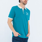 Darren Short Sleeve Polo Shirt // Oil (M)