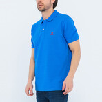 Charley Short Sleeve Polo Shirt // Indigo (L)