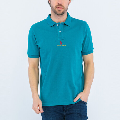 Richard Short Sleeve Polo Shirt // Oil (S)