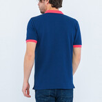 Edgar Short Sleeve Polo Shirt // Navy (L)