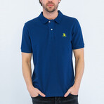 Ross Short Sleeve Polo Shirt // Navy + Green (3XL)