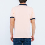 Solomon Short Sleeve Polo Shirt // Pink (XL)