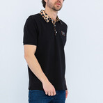 Fabian Short Sleeve Polo Shirt // Black (XL)