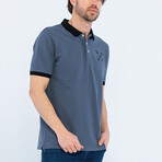 Malachi Short Sleeve Polo Shirt // Anthracite (XL)