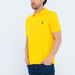 Steve Short Sleeve Polo Shirt // Mustard (M)