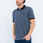 Malachi Short Sleeve Polo Shirt // Anthracite (L)