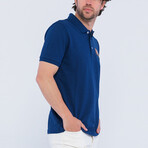 Tyler Short Sleeve Polo Shirt // Navy (M)