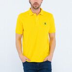 Steve Short Sleeve Polo Shirt // Mustard (L)