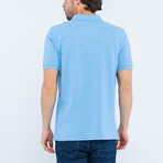 Oskar Short Sleeve Polo Shirt // Light Blue (L)