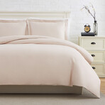 Sateen Solid Extra Deep Pocket Sheet Sets // Soft Sand (California King)