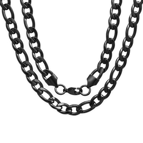 Curb Chain Bracelet // Black
